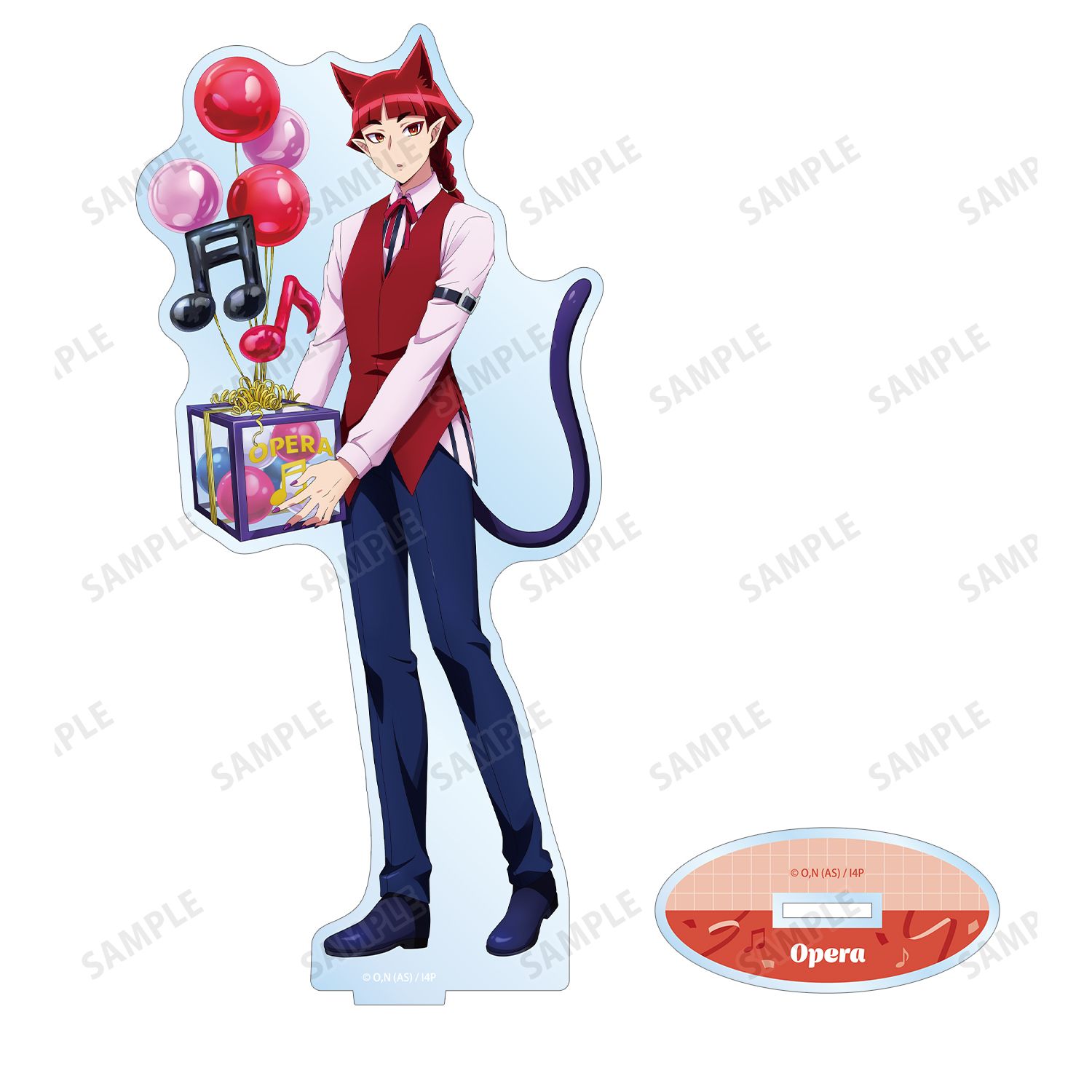 アニメ「魔入りました!入間くん」 描き下ろし オペラ 音符バルーンver. BIGアクリルスタンド 画像 3 | AniSmile