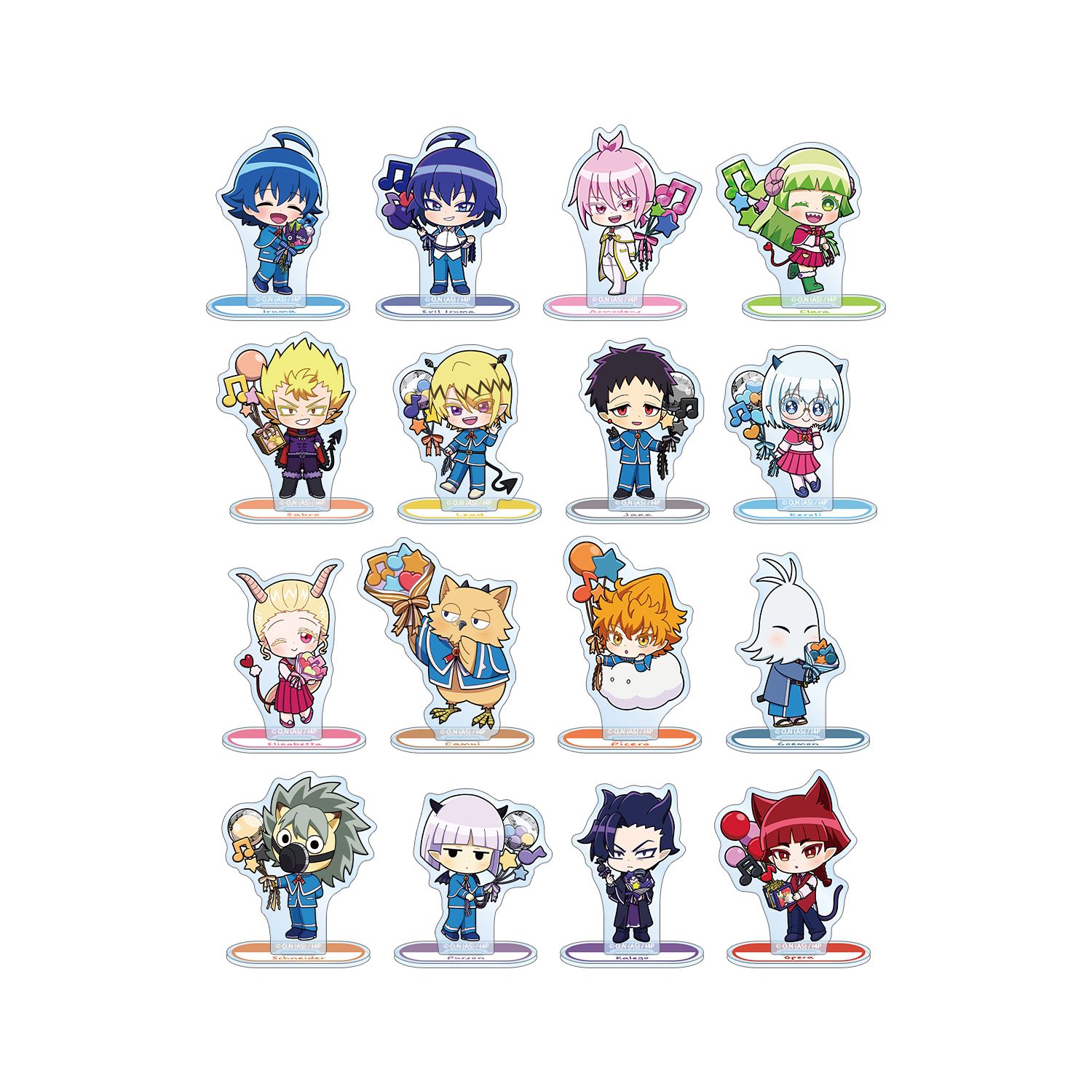 アニメ「魔入りました!入間くん」 音符バルーンver. トレーディング ちびキャラ アクリルスタンド(単位/単品) - 公式商品画像 | AniSmile