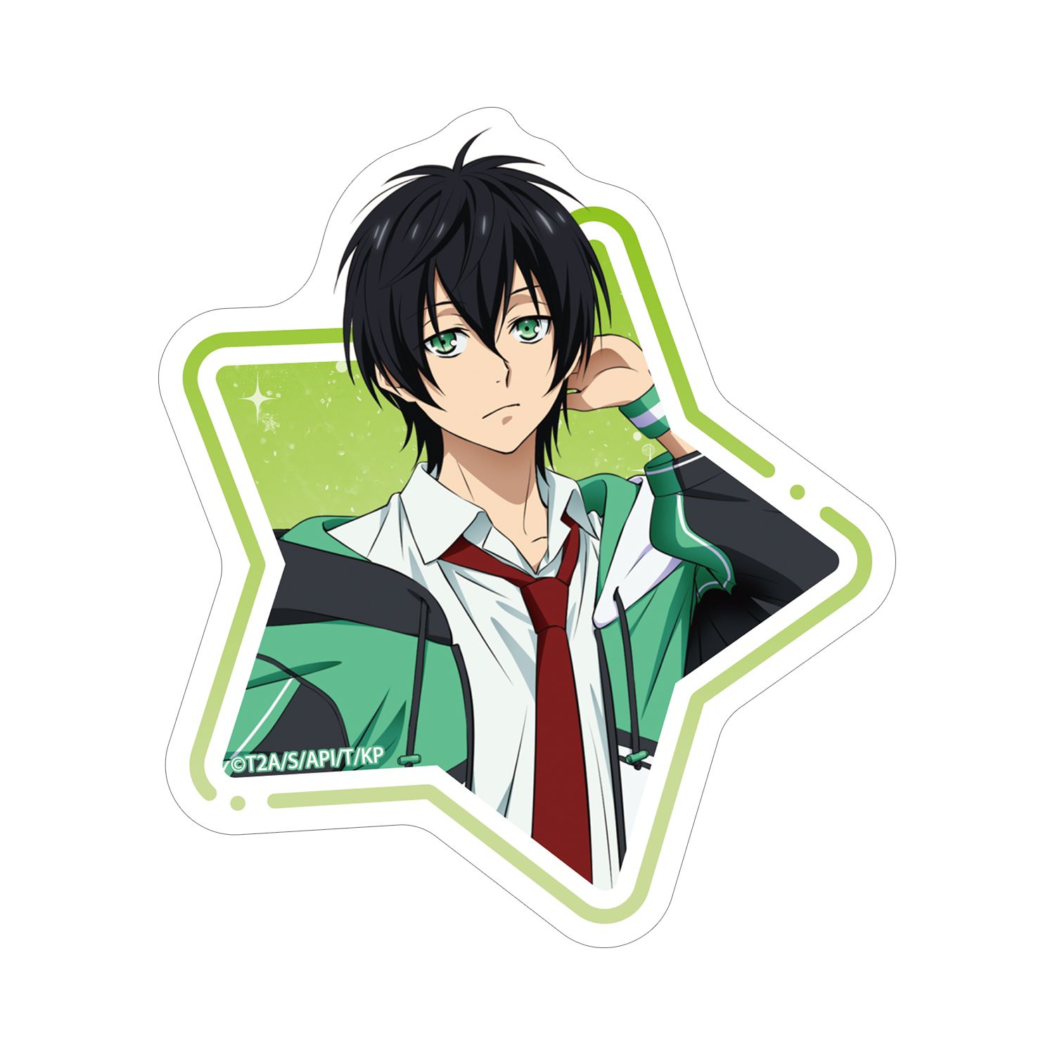 KING OF PRISM -Your Endless Call- み~んなきらめけ!プリズム☆ツアーズ 香賀美タイガ ダイカットステッカー 画像 3 | AniSmile
