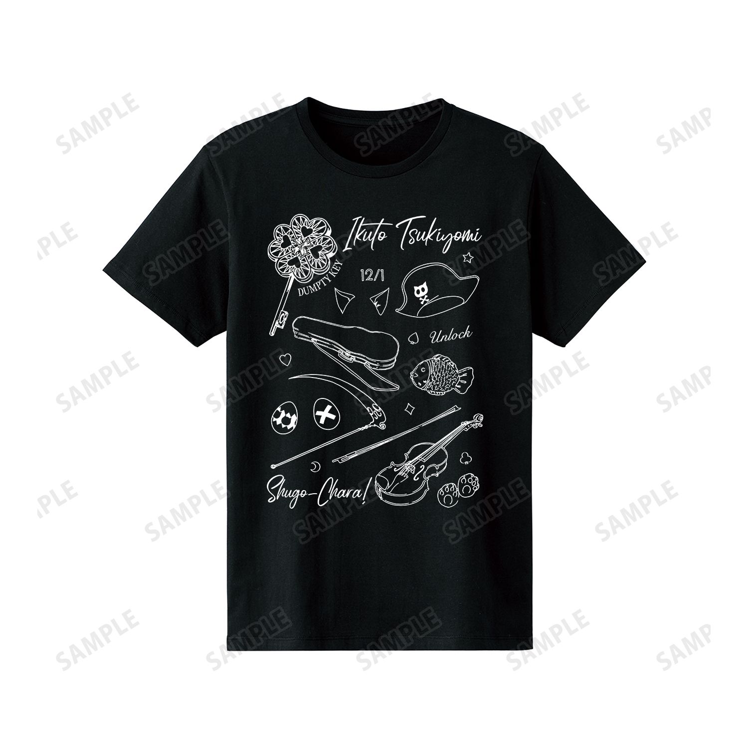 『しゅごキャラ!』 月詠幾斗 Ani-Sketch Tシャツメンズ(サイズ/XL) - 公式商品画像 | AniSmile