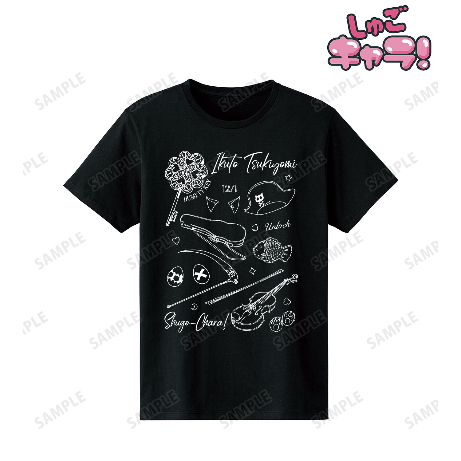 『しゅごキャラ!』 月詠幾斗 Ani-Sketch Tシャツレディース(サイズ/L) 画像 2 | AniSmile