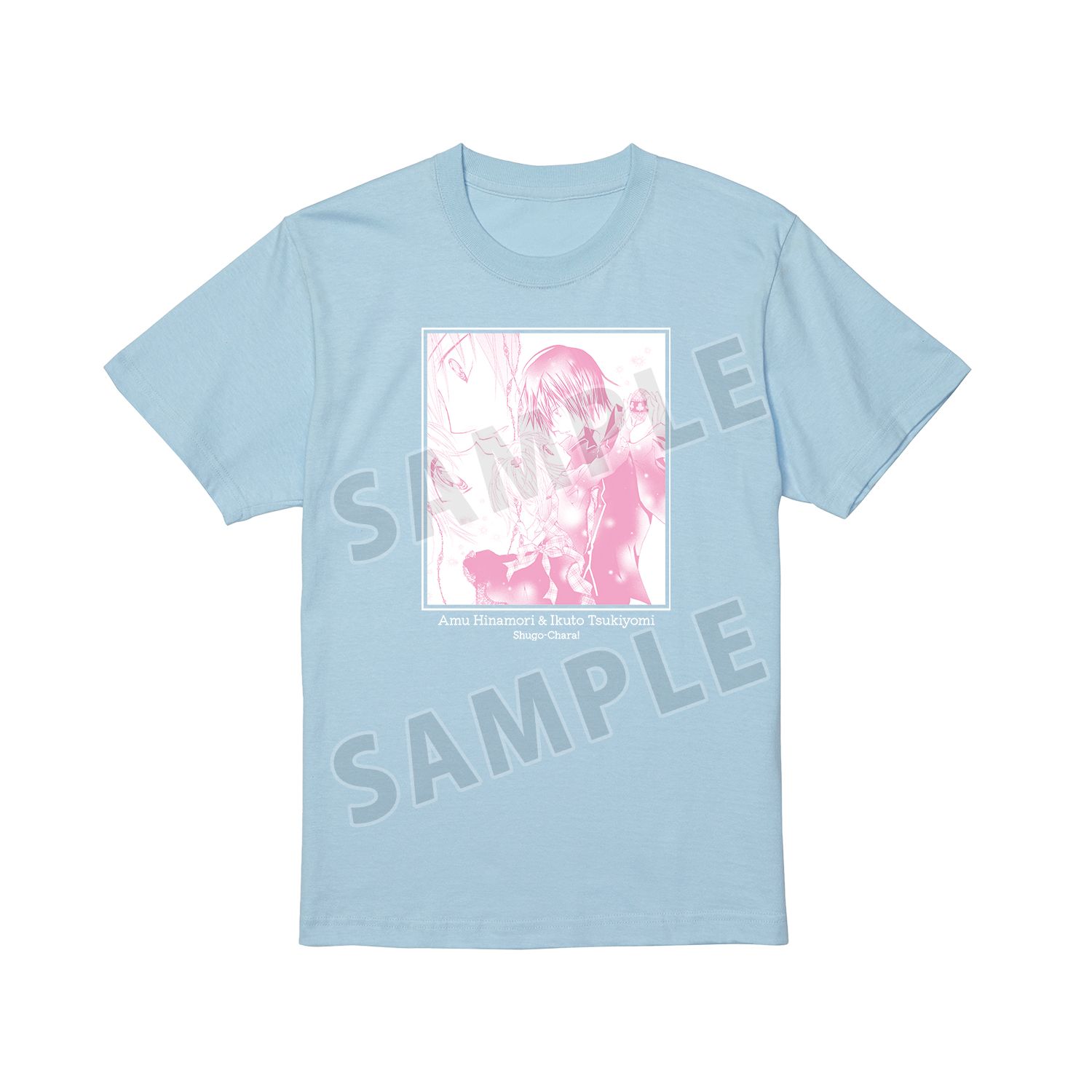 『しゅごキャラ!』 日奈森あむ&月詠幾斗 原作コマTシャツ ブルーレディース(サイズ/XL) - 公式商品画像 | AniSmile