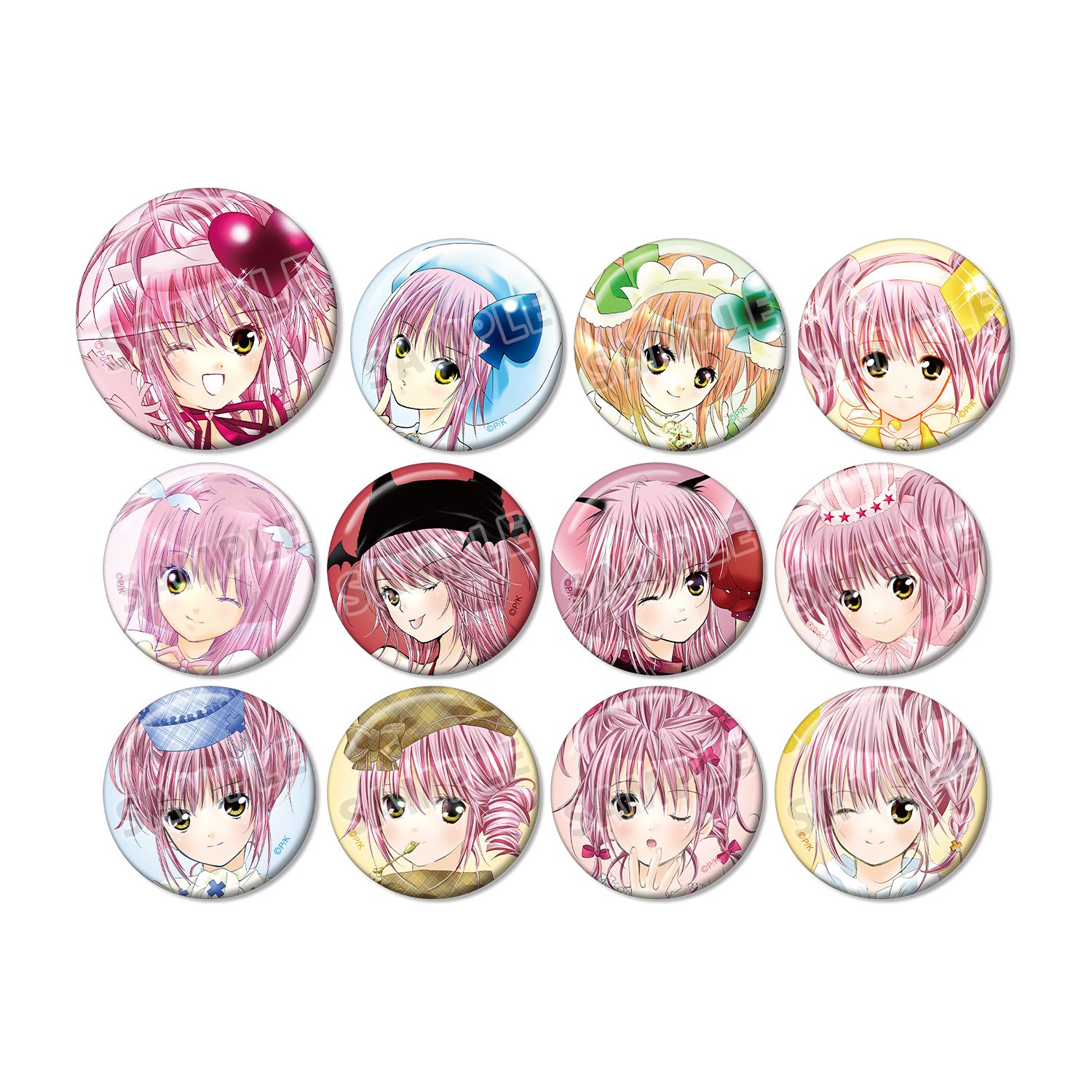 『しゅごキャラ!』 トレーディングカラーイラスト缶バッジ(単位/単品) - 公式商品画像 | AniSmile