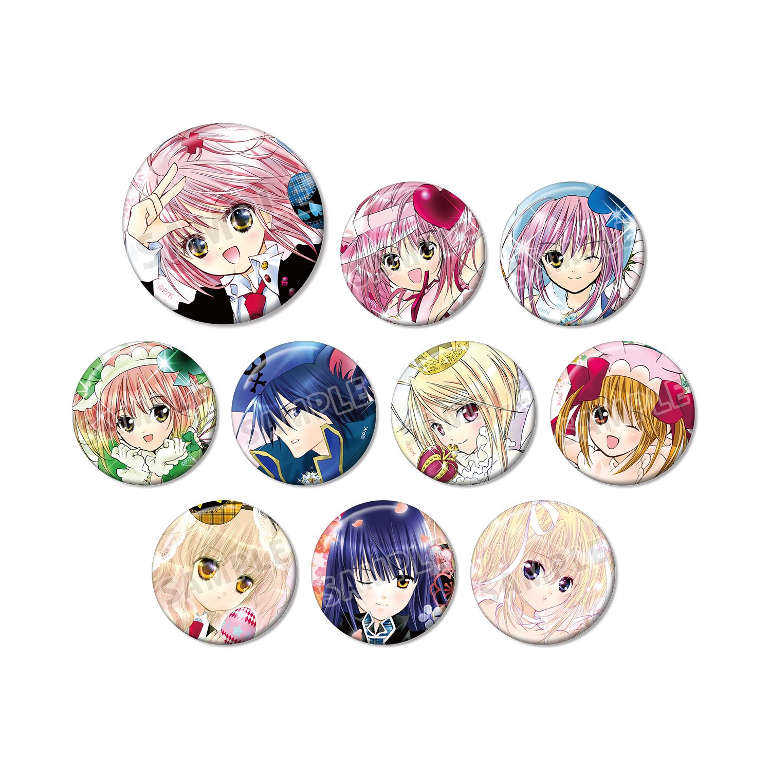 『しゅごキャラ!』 トレーディングカラーイラスト缶バッジ vol.2(単位/単品) - 公式商品画像 | AniSmile