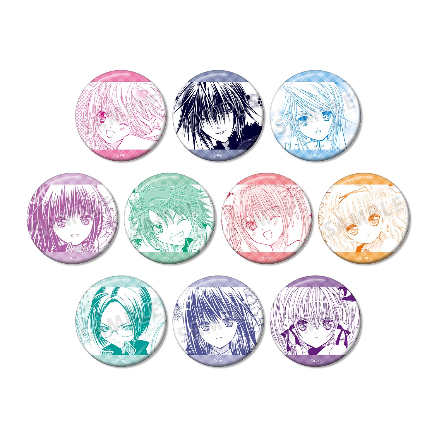 『しゅごキャラ!』 トレーディング原作コマ缶バッジ vol.2(単位/単品) - 公式商品画像 | AniSmile