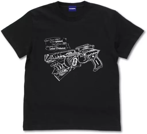 『劇場版 PSYCHO-PASS サイコパス PROVIDENCE』 ドミネーター 蓄光Tシャツ/BLACK-M - 公式商品画像 | AniSmile