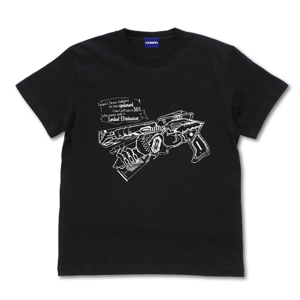 『劇場版 PSYCHO-PASS サイコパス PROVIDENCE』 ドミネーター 蓄光Tシャツ/BLACK-S - 公式商品画像 | AniSmile