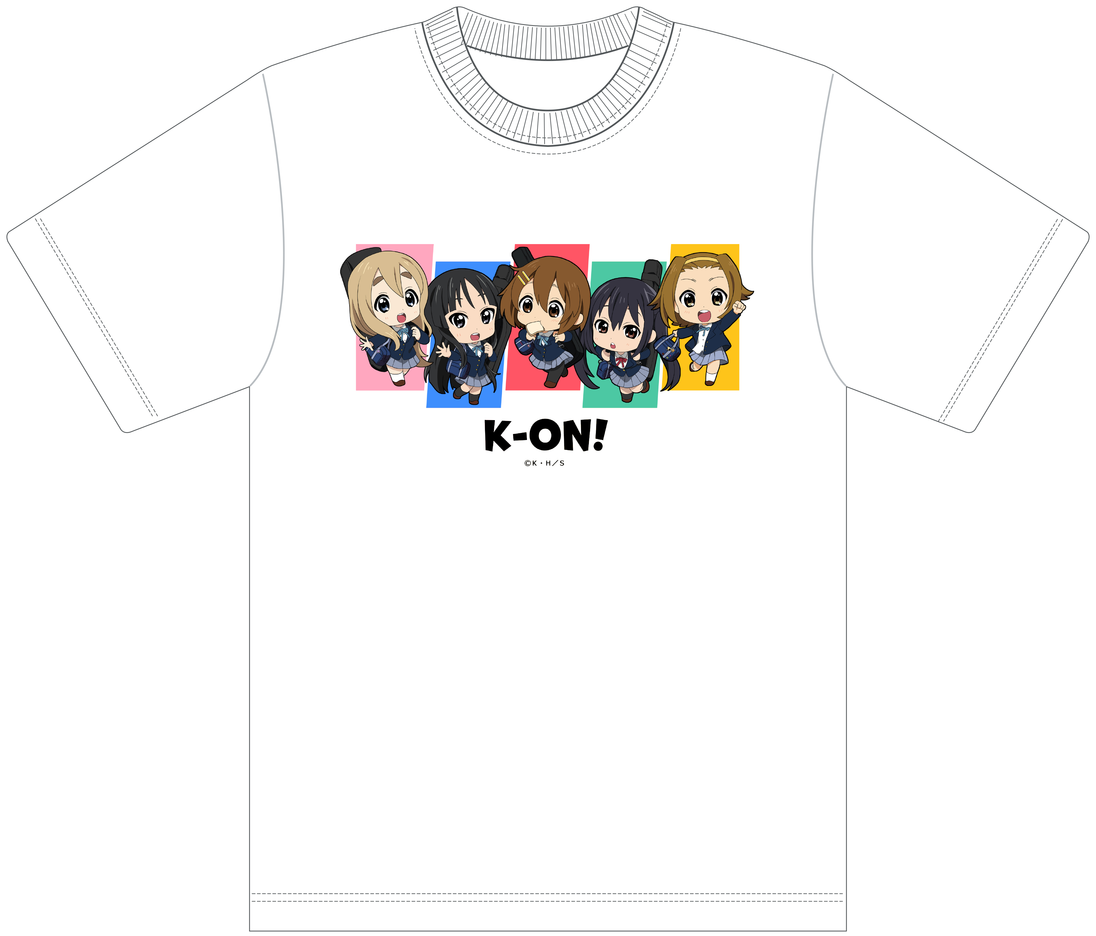 けいおん! 【描き起こし】Tシャツ L - 公式商品画像 | AniSmile