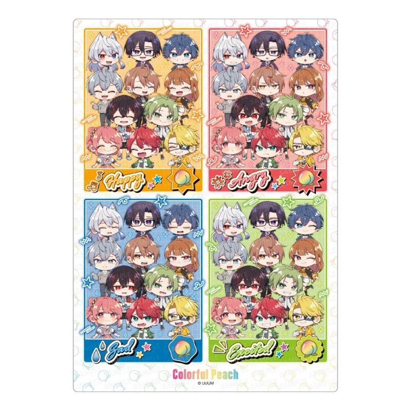 カラフルピーチ 下じき 喜怒哀楽シリーズ② - 公式商品画像 | AniSmile