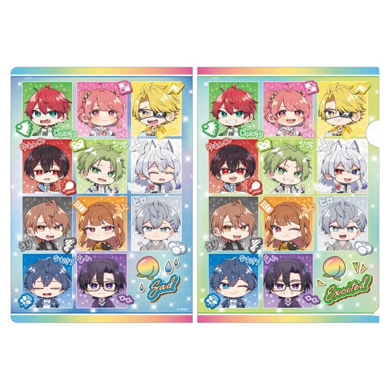 カラフルピーチ クリアファイル 喜怒哀楽シリーズ② - 公式商品画像 | AniSmile