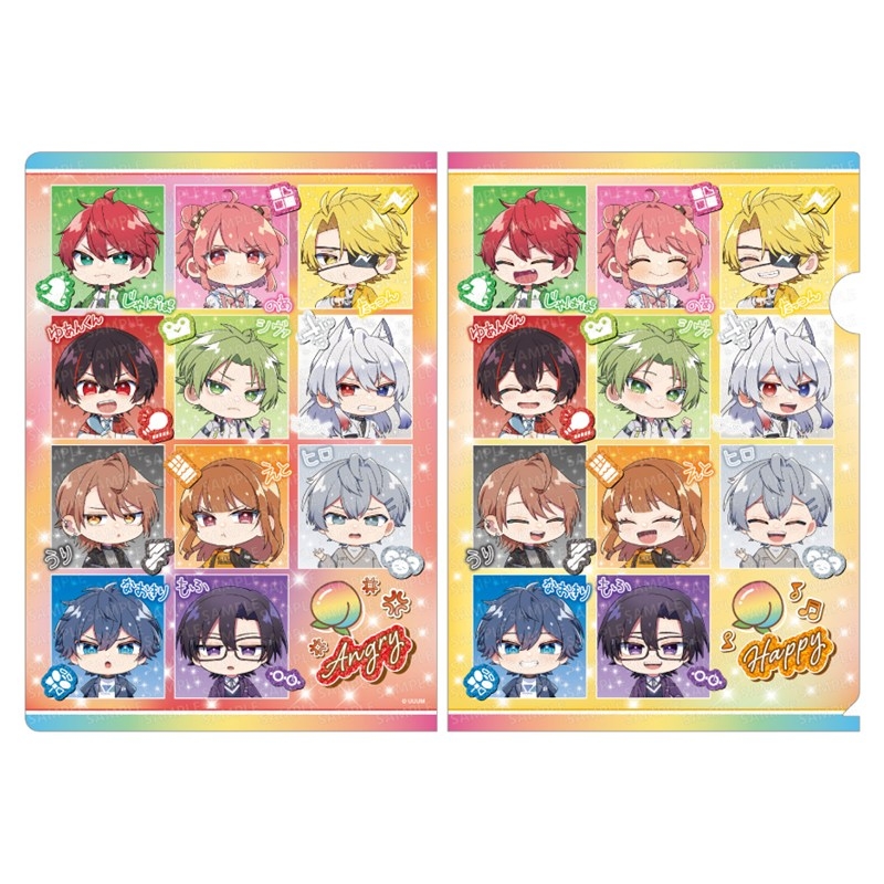カラフルピーチ クリアファイル 喜怒哀楽シリーズ① - 公式商品画像 | AniSmile