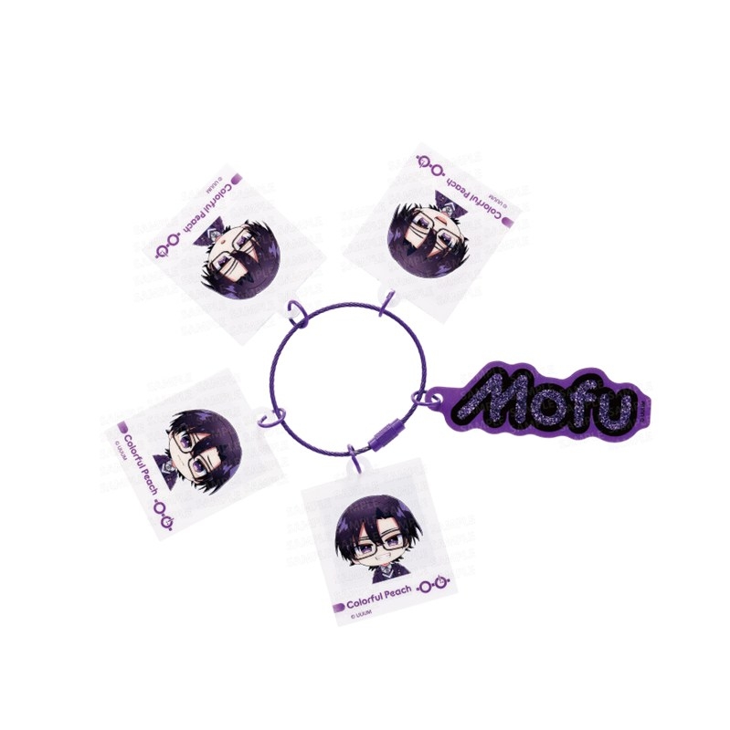カラフルピーチ じゃらじゃらキーホルダー 喜怒哀楽シリーズ もふ - 公式商品画像 | AniSmile