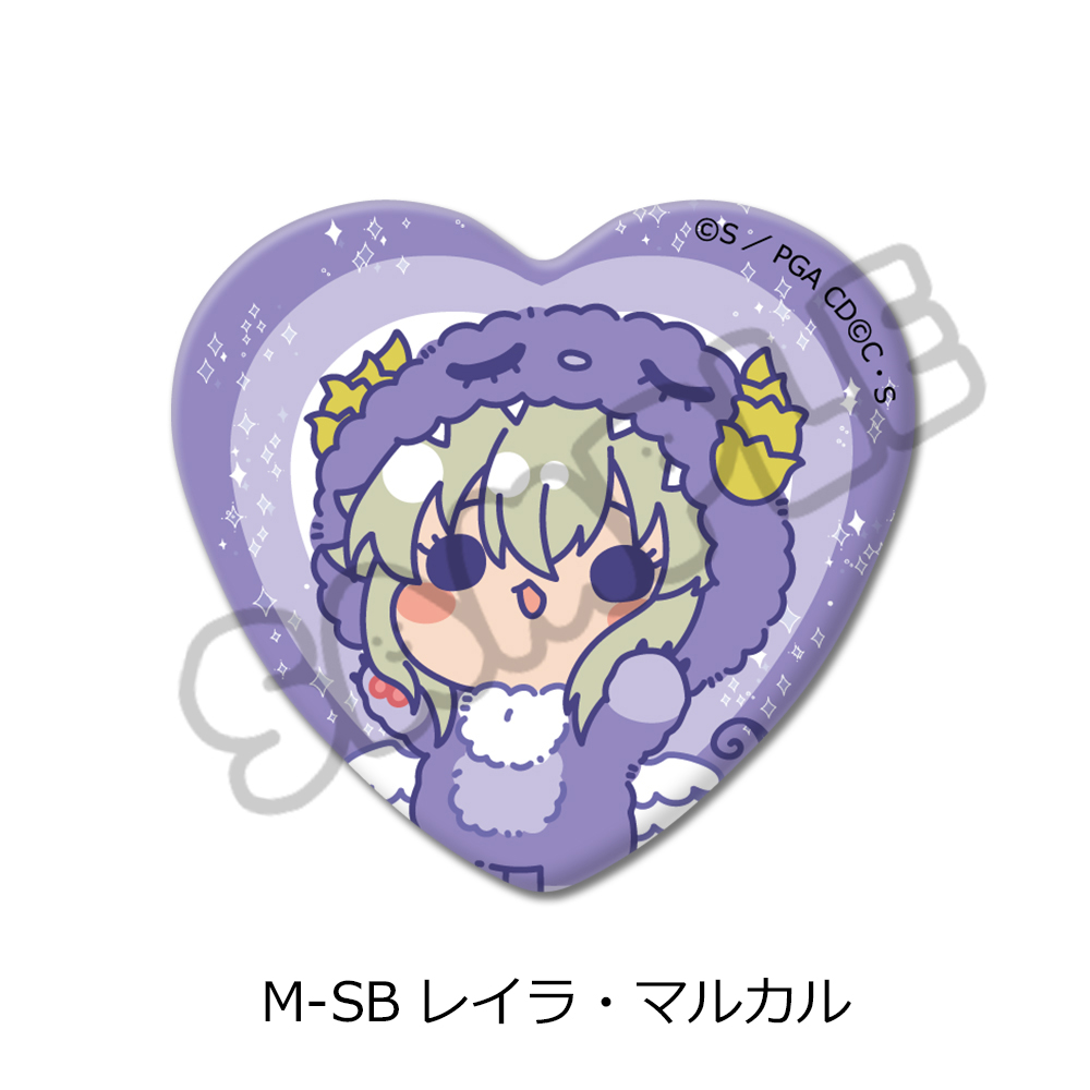『コードギアス 亡国のアキト』第2弾 ハート型缶バッジ M-SB (レイラ・マルカル) - 公式商品画像 | AniSmile