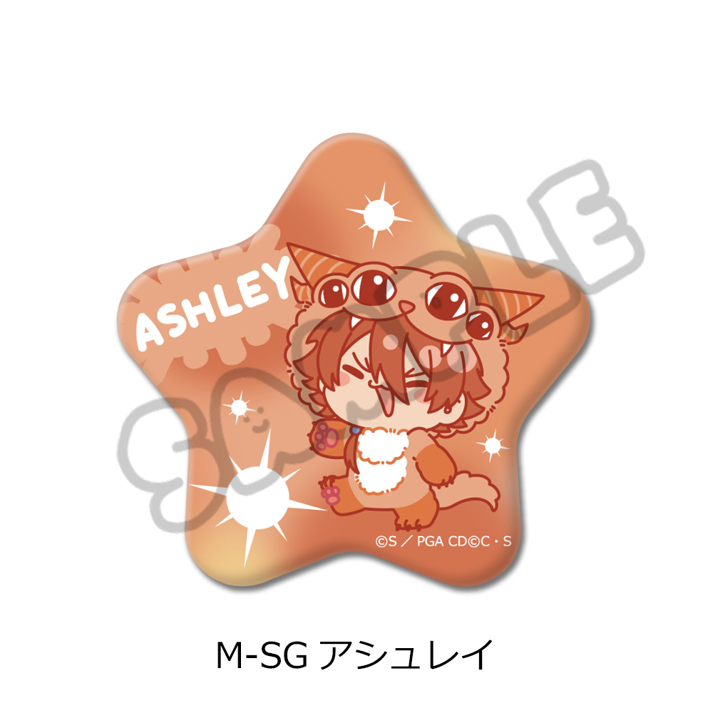 『コードギアス 亡国のアキト』第2弾 星形缶バッジ M-SG (アシュレイ) - 公式商品画像 | AniSmile