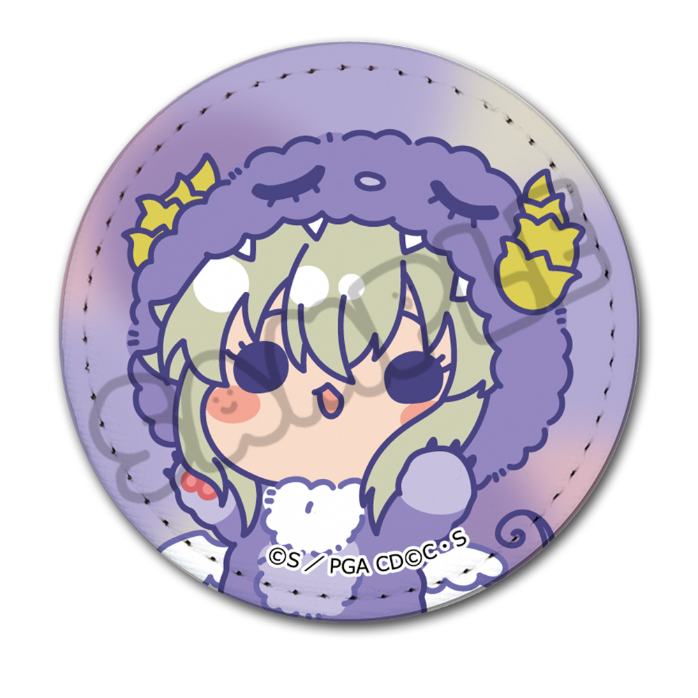 『コードギアス 亡国のアキト』第2弾 レザーバッジ(丸形) M-SB (レイラ・マルカル) - 公式商品画像 | AniSmile