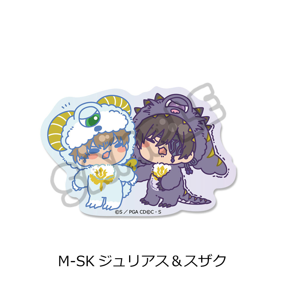 『コードギアス 亡国のアキト』第2弾 クリアステッカー M-SK (ジュリアス&スザク) - 公式商品画像 | AniSmile
