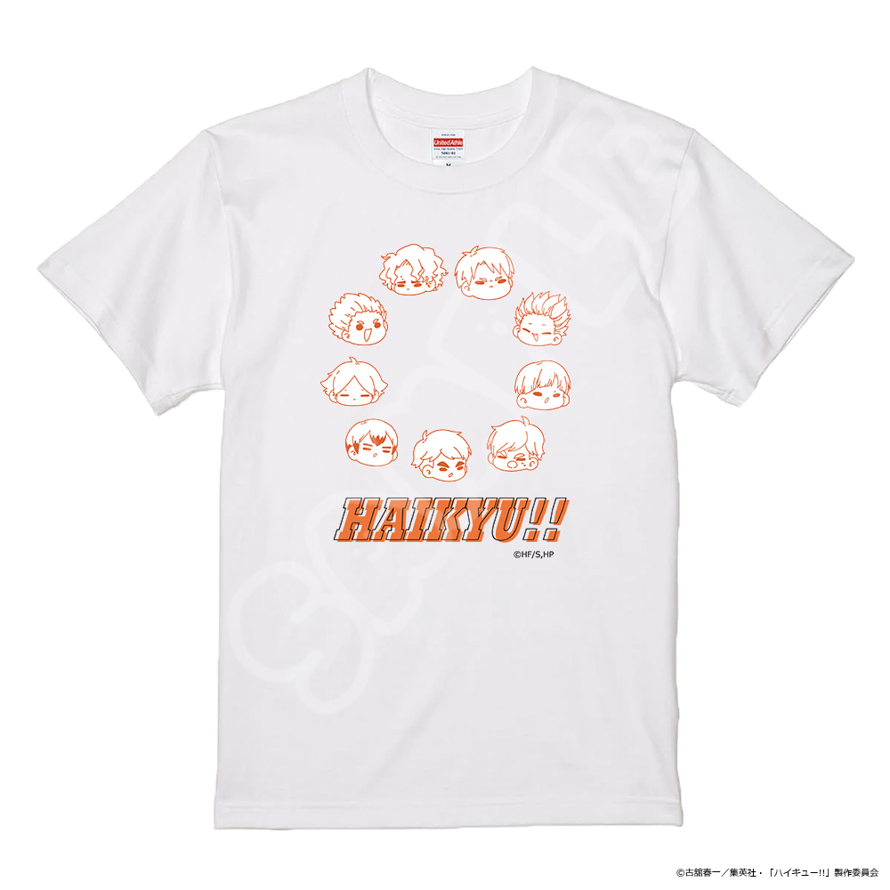 「ハイキュー!!」第11弾 Tシャツ M-EA(集合) ホワイト Sサイズ 画像 2 | AniSmile
