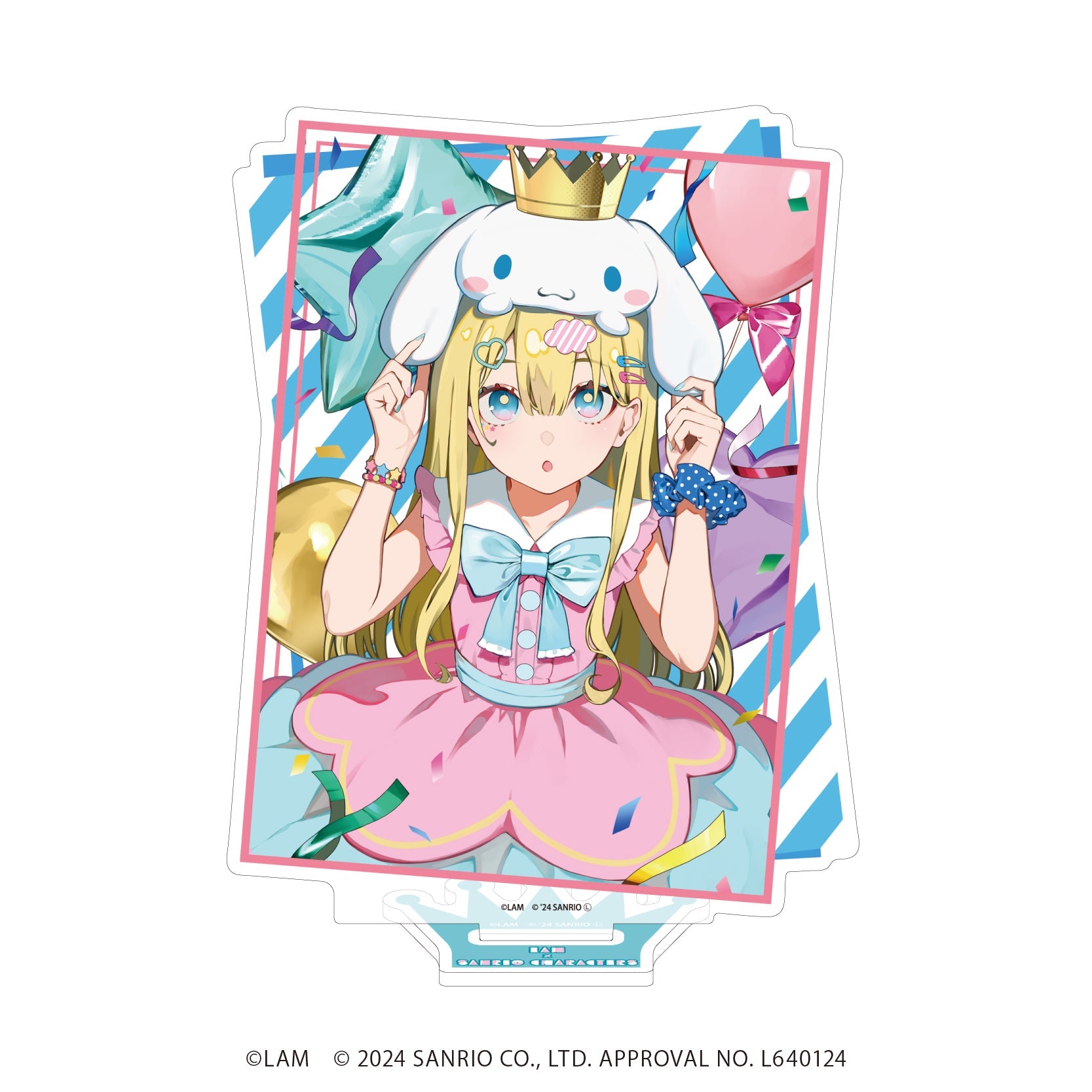 アクリルスタンド「LAM×サンリオキャラクターズ」04/シナモロール(等身イラスト) - 公式商品画像 | AniSmile