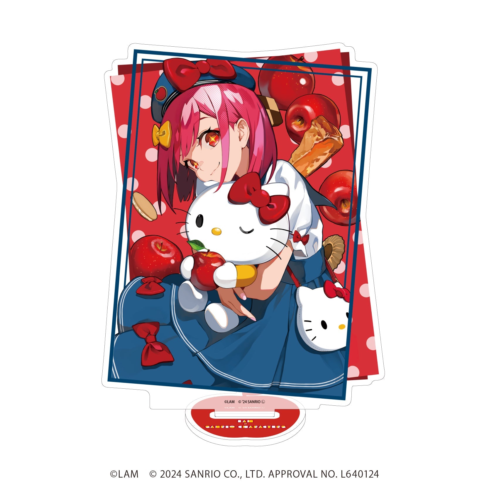 アクリルスタンド「LAM×サンリオキャラクターズ」01/ハローキティ(等身イラスト) - 公式商品画像 | AniSmile