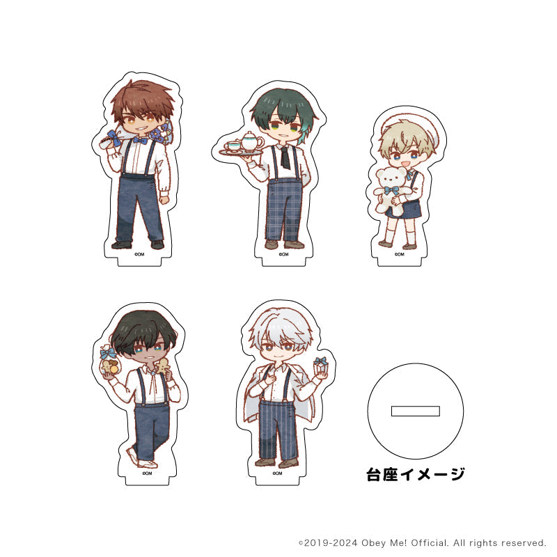 アクリルぷちスタンド「Obey Me! Nightbringer」11/ホワイトデーver. ブラインド(全5種)(レトロアートイラスト) - 公式商品画像 | AniSmile