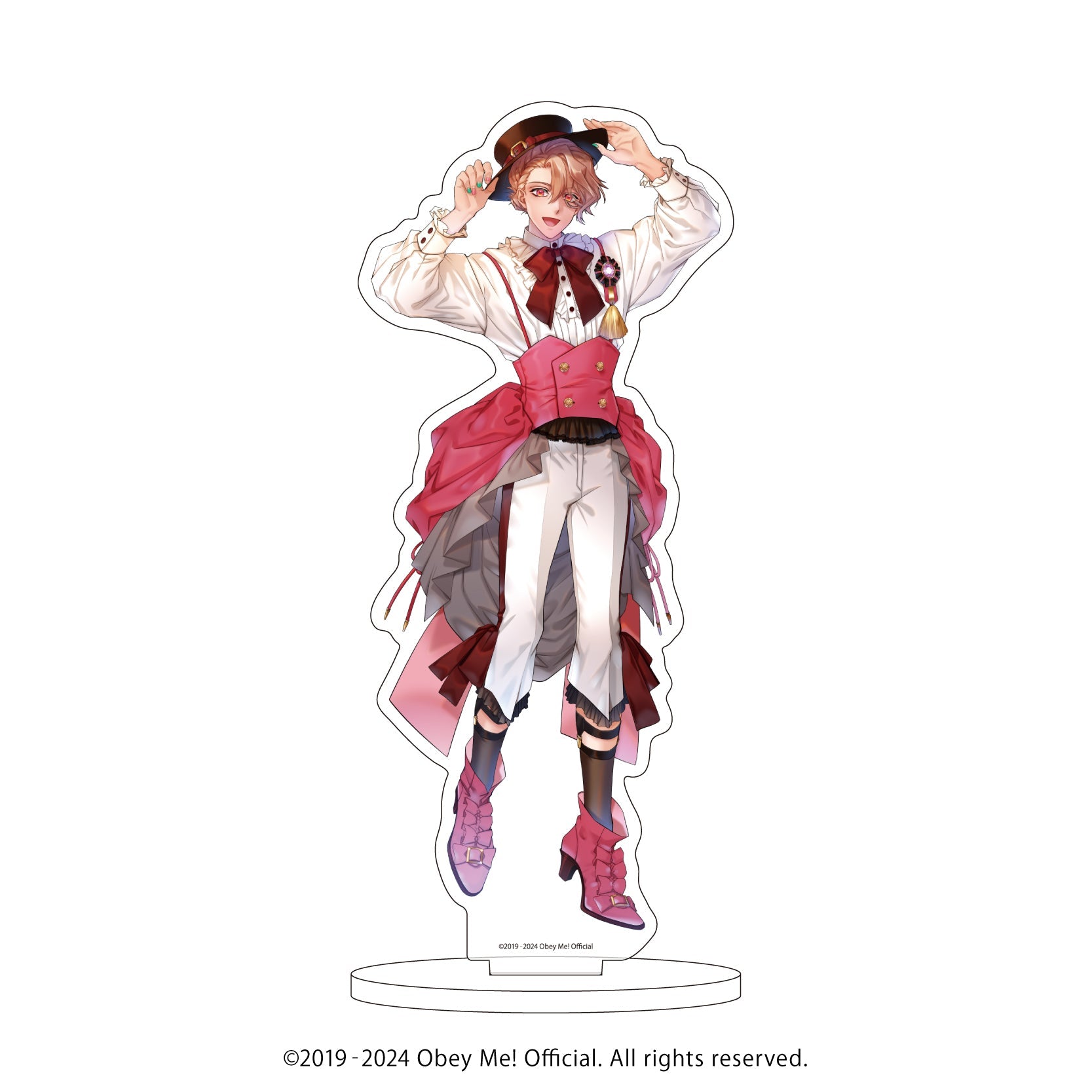 アクリルスタンド「Obey Me!」69/アスモデウス バレンタインver.(描き下ろしイラスト) - 公式商品画像 | AniSmile