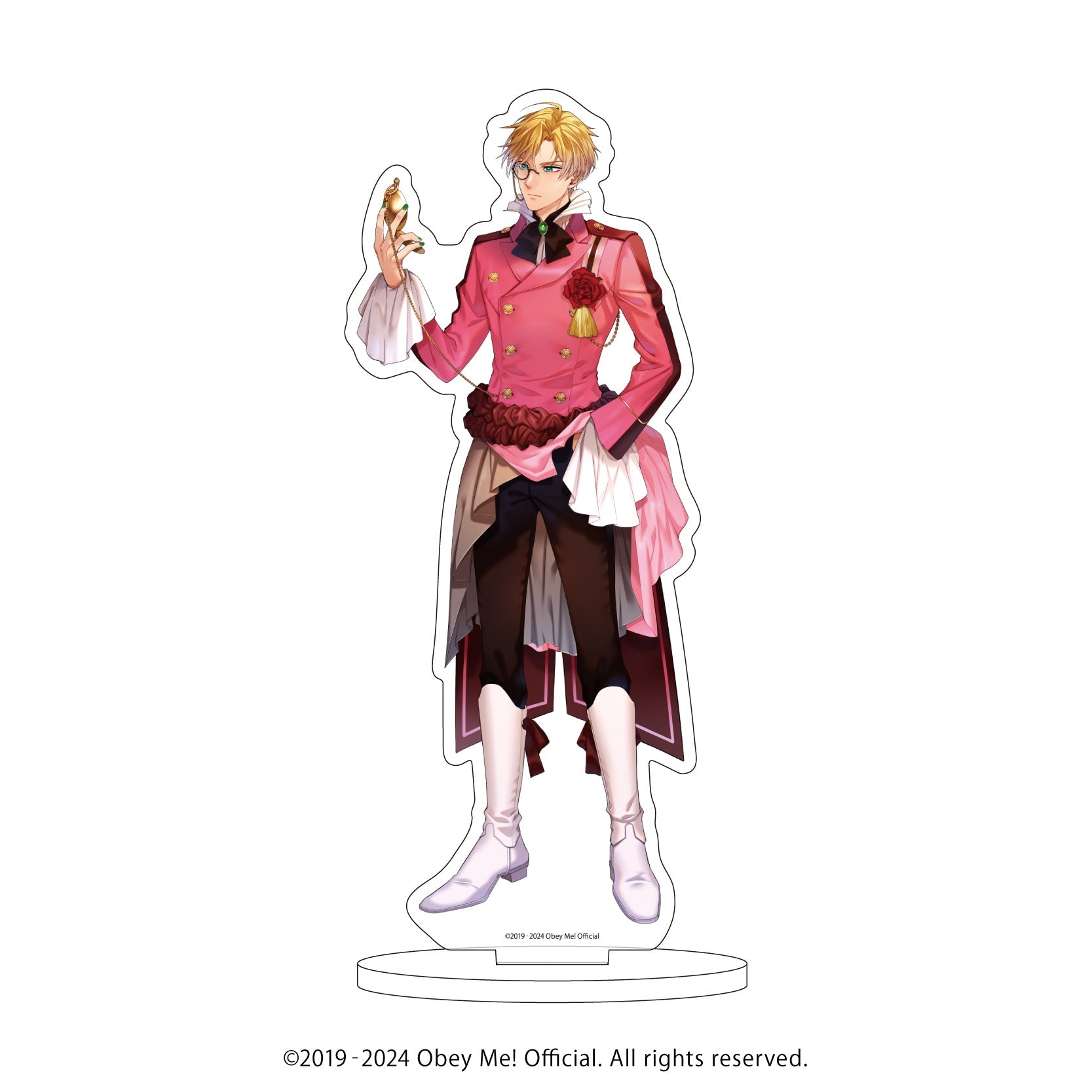 アクリルスタンド「Obey Me!」68/サタン バレンタインver.(描き下ろしイラスト) - 公式商品画像 | AniSmile
