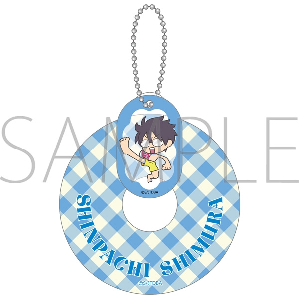 銀魂 浮き輪アクリルキーホルダー/志村新八 プール - 公式商品画像 | AniSmile