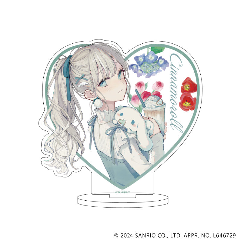 アクリルスタンド「赤倉×サンリオキャラクターズ」25/シナモロール(描き下ろしイラスト) - 公式商品画像 | AniSmile