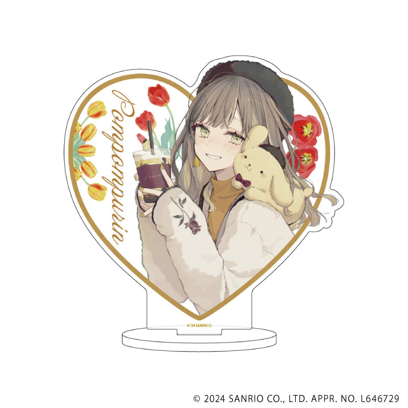 アクリルスタンド「赤倉×サンリオキャラクターズ」24/ポムポムプリン(描き下ろしイラスト) - 公式商品画像 | AniSmile