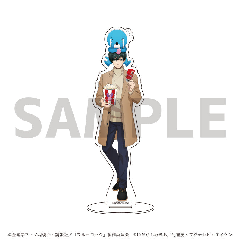 キャラアクリルフィギュア「TVアニメ『ブルーロック』×『ぼのぼの』」09/糸師 凛&ぼのぼの(描き下ろしイラスト) - 公式商品画像 | AniSmile