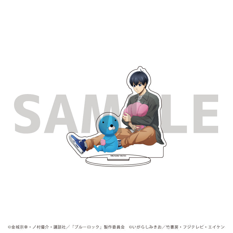 キャラアクリルフィギュア「TVアニメ『ブルーロック』×『ぼのぼの』」03/潔 世一&ぼのぼの(描き下ろしイラスト) - 公式商品画像 | AniSmile