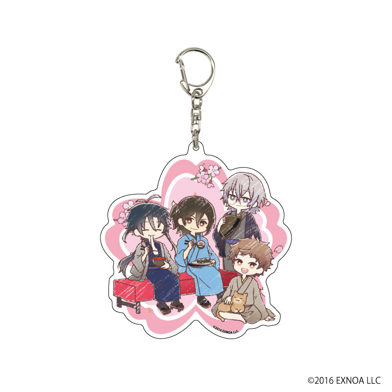 デカアクリルキーホルダー「文豪とアルケミスト」09/お花見Ver. C(グラフアートイラスト) - 公式商品画像 | AniSmile