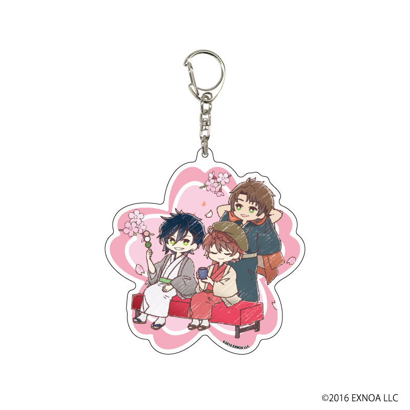 デカアクリルキーホルダー「文豪とアルケミスト」08/お花見Ver. B(グラフアートイラスト) - 公式商品画像 | AniSmile