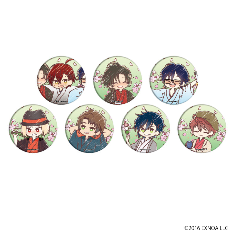 缶バッジ「文豪とアルケミスト」40/お花見Ver. A ブラインド(全7種)(グラフアートイラスト) - 公式商品画像 | AniSmile
