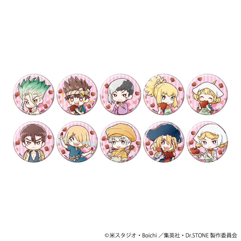 缶バッジ「Dr.STONE」23/バレンタインver. ブラインド(全10種)(グラフアートイラスト) - 公式商品画像 | AniSmile