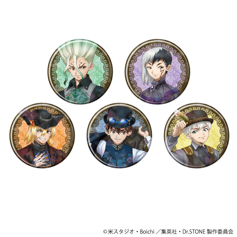 ホログラム缶バッジ(65mm)「Dr.STONE」06/ゴシックver. ブラインド(全5種)(描き下ろしイラスト) - 公式商品画像 | AniSmile