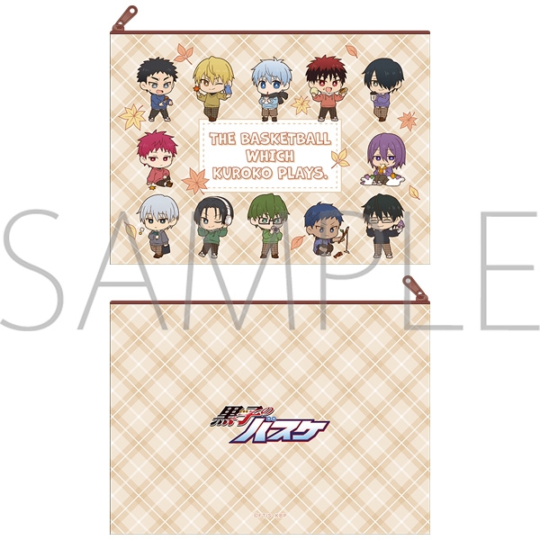 黒子のバスケ フラットポーチ - 公式商品画像 | AniSmile
