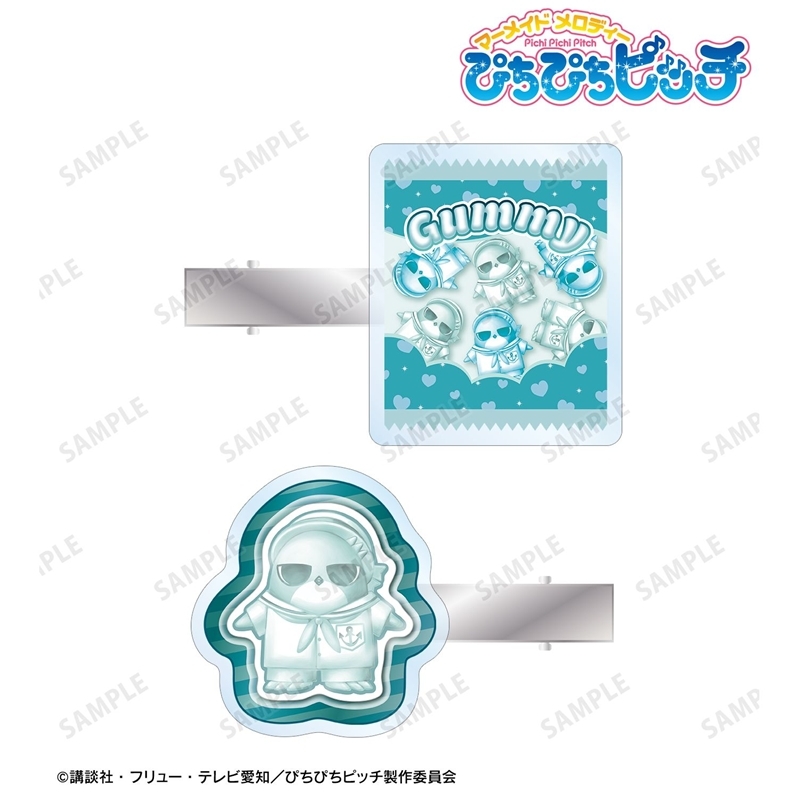 アニメ「ぴちぴちピッチ」 ヒッポ petit-sserie アクリルヘアクリップ2個セット 画像 2 | AniSmile