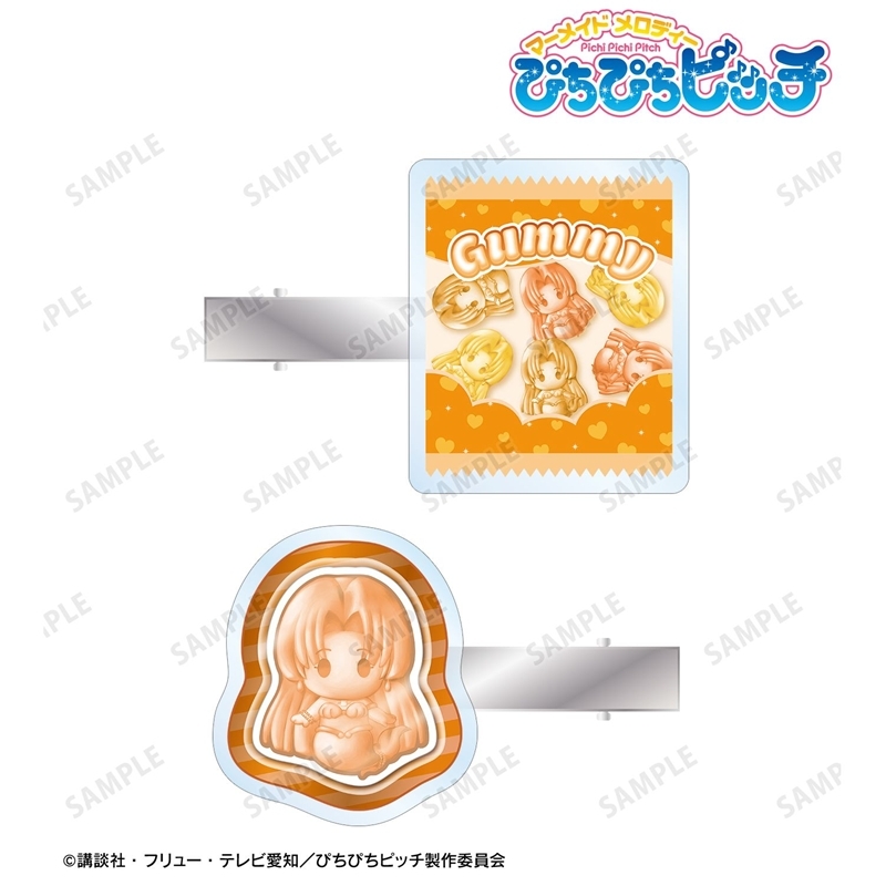 アニメ「ぴちぴちピッチ」 星羅 petit-sserie アクリルヘアクリップ2個セット 画像 2 | AniSmile