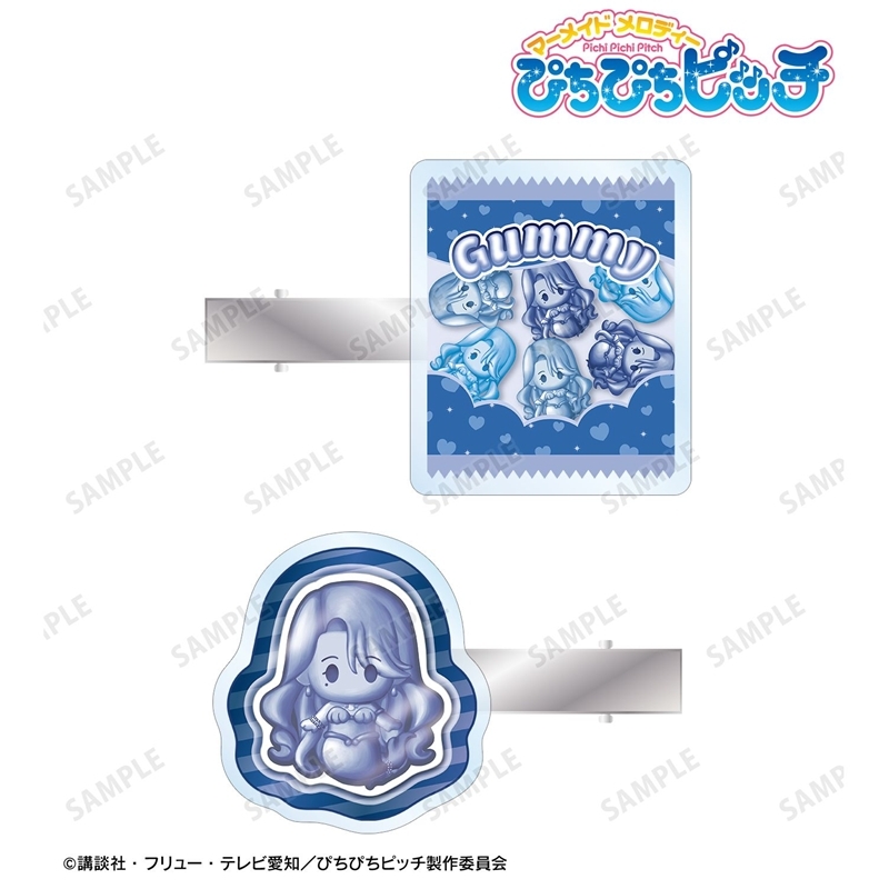 アニメ「ぴちぴちピッチ」 ノエル petit-sserie アクリルヘアクリップ2個セット 画像 2 | AniSmile