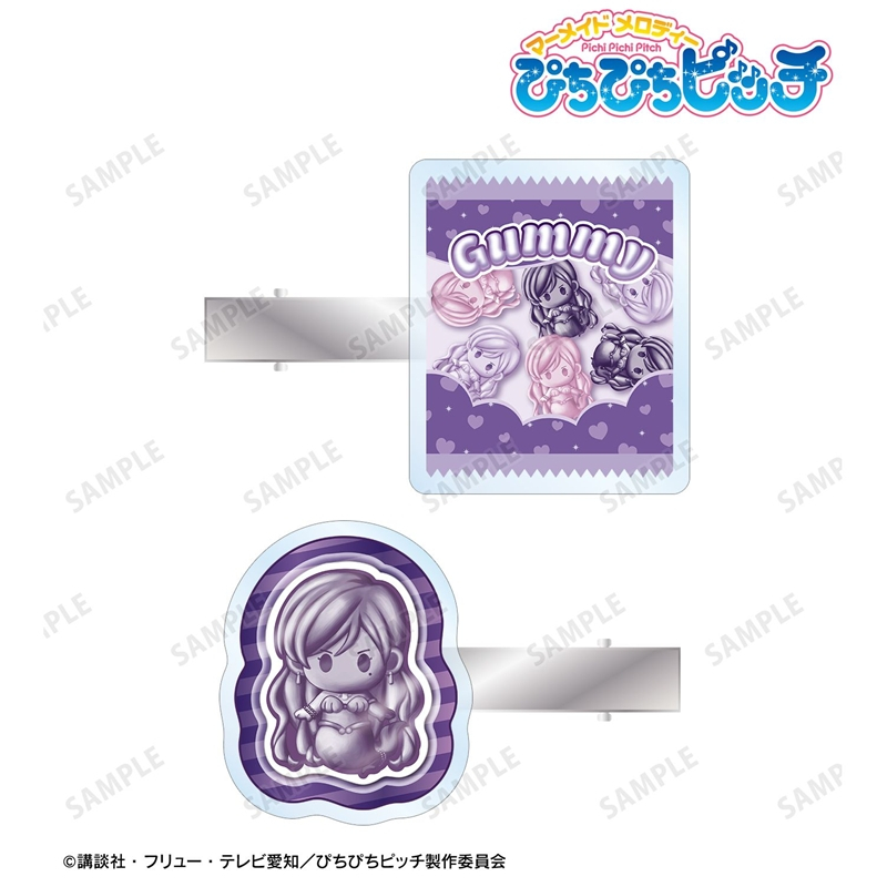 アニメ「ぴちぴちピッチ」 かれん petit-sserie アクリルヘアクリップ2個セット 画像 2 | AniSmile