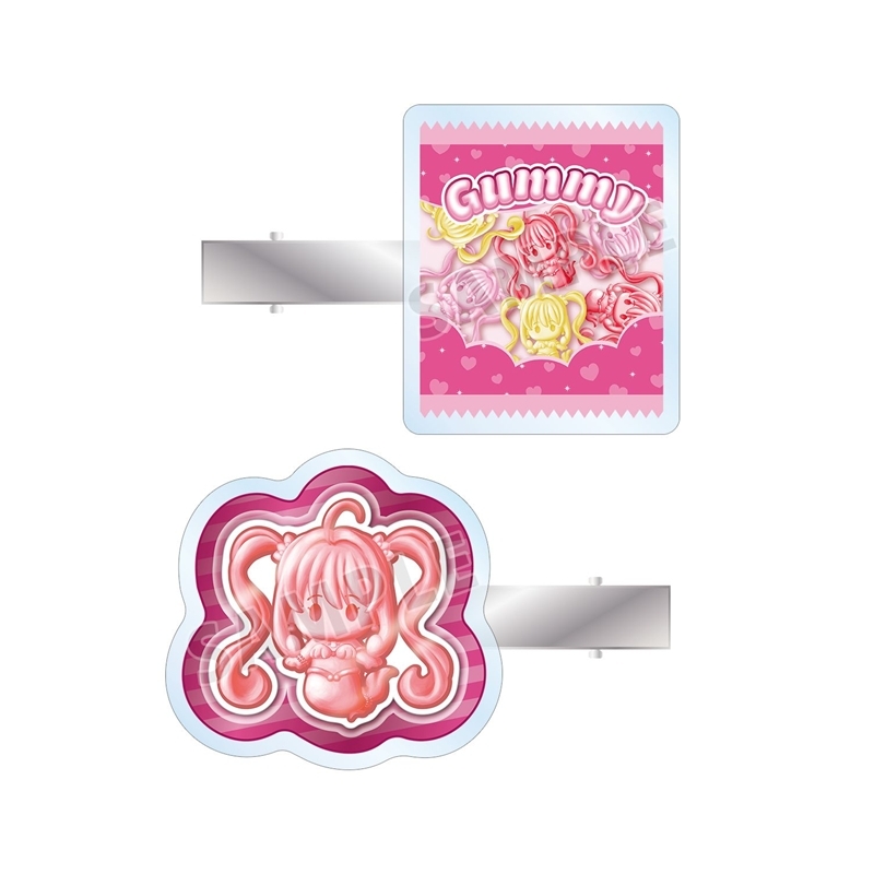 アニメ「ぴちぴちピッチ」 るちあ petit-sserie アクリルヘアクリップ2個セット - 公式商品画像 | AniSmile