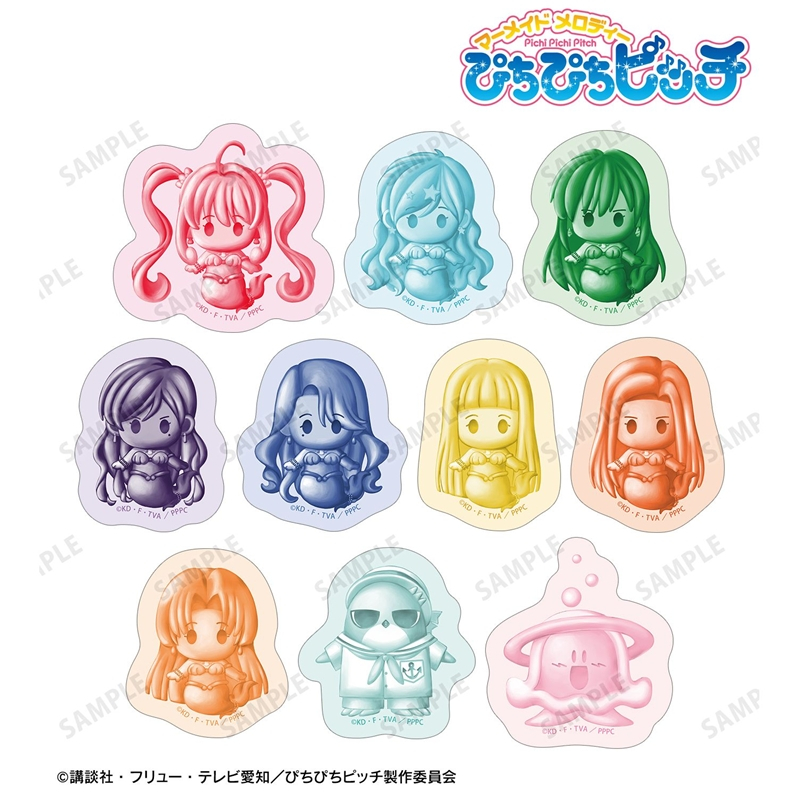 アニメ「ぴちぴちピッチ」 petit-sserie フレークシール 画像 2 | AniSmile