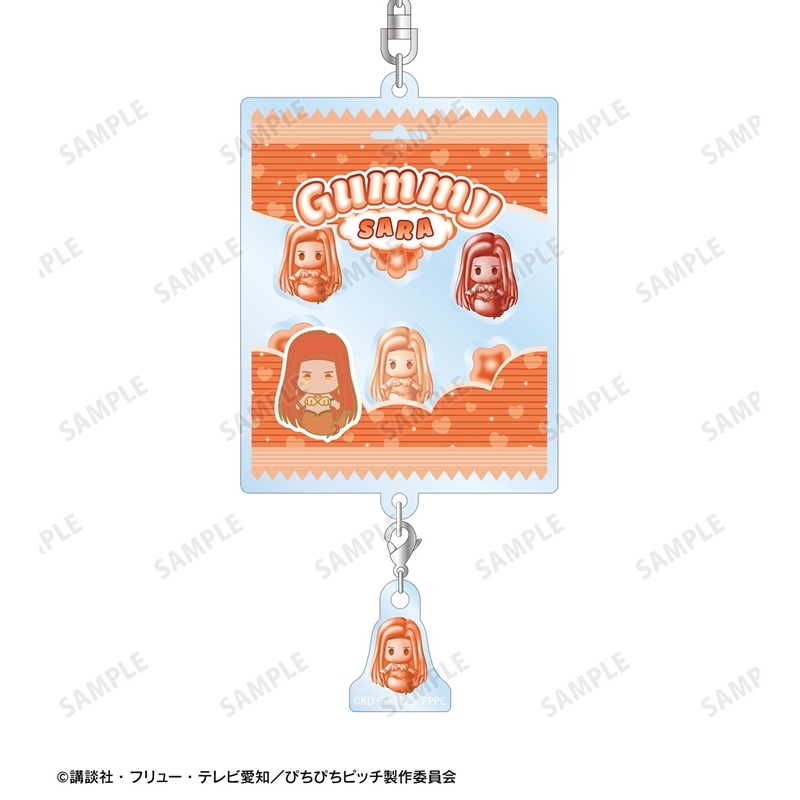 アニメ「ぴちぴちピッチ」 沙羅 petit-sserie シャカシャカアクリルキーホルダー 画像 3 | AniSmile