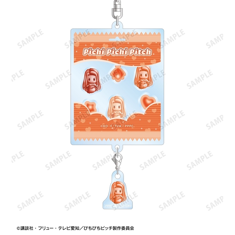 アニメ「ぴちぴちピッチ」 沙羅 petit-sserie シャカシャカアクリルキーホルダー 画像 4 | AniSmile