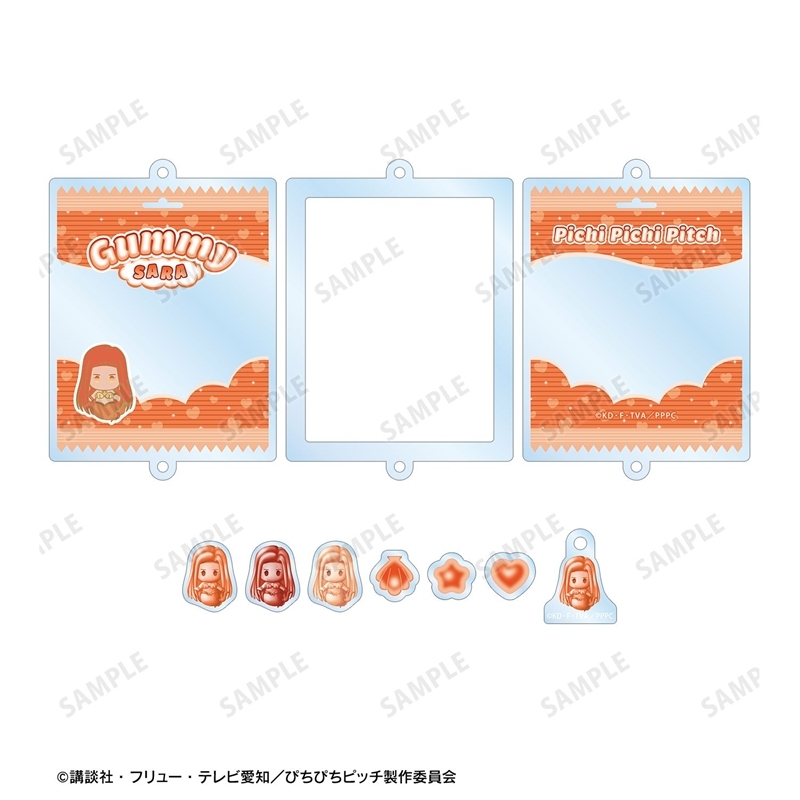 アニメ「ぴちぴちピッチ」 沙羅 petit-sserie シャカシャカアクリルキーホルダー 画像 5 | AniSmile