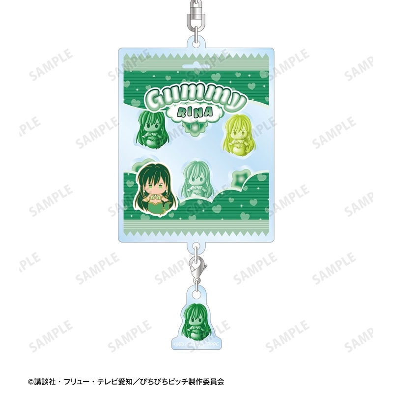 アニメ「ぴちぴちピッチ」 リナ petit-sserie シャカシャカアクリルキーホルダー 画像 3 | AniSmile