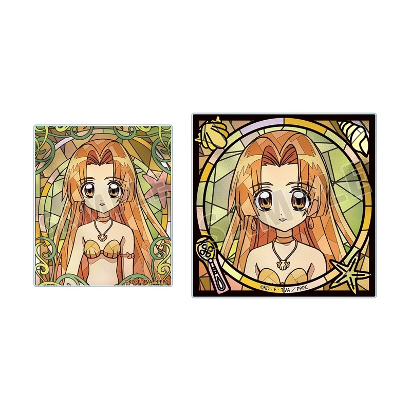 アニメ「ぴちぴちピッチ」 星羅 Aure Glass アクリルカード2種セット - 公式商品画像 | AniSmile