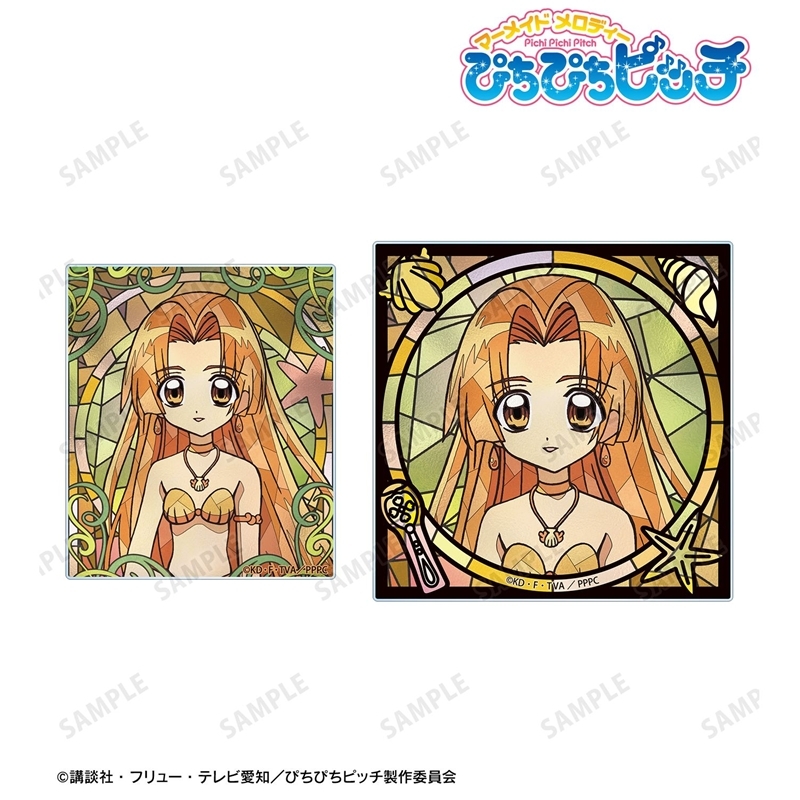 アニメ「ぴちぴちピッチ」 星羅 Aure Glass アクリルカード2種セット 画像 2 | AniSmile