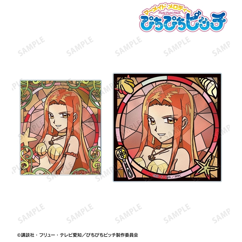 アニメ「ぴちぴちピッチ」 沙羅 Aure Glass アクリルカード2種セット 画像 2 | AniSmile